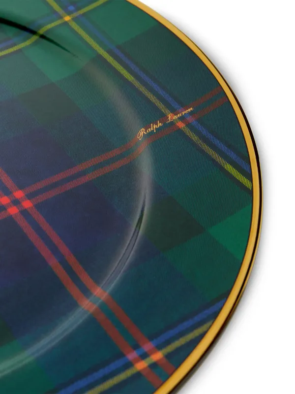 Ralph Lauren Home Wexford Plaid Charger Plate | Green | FARFETCH