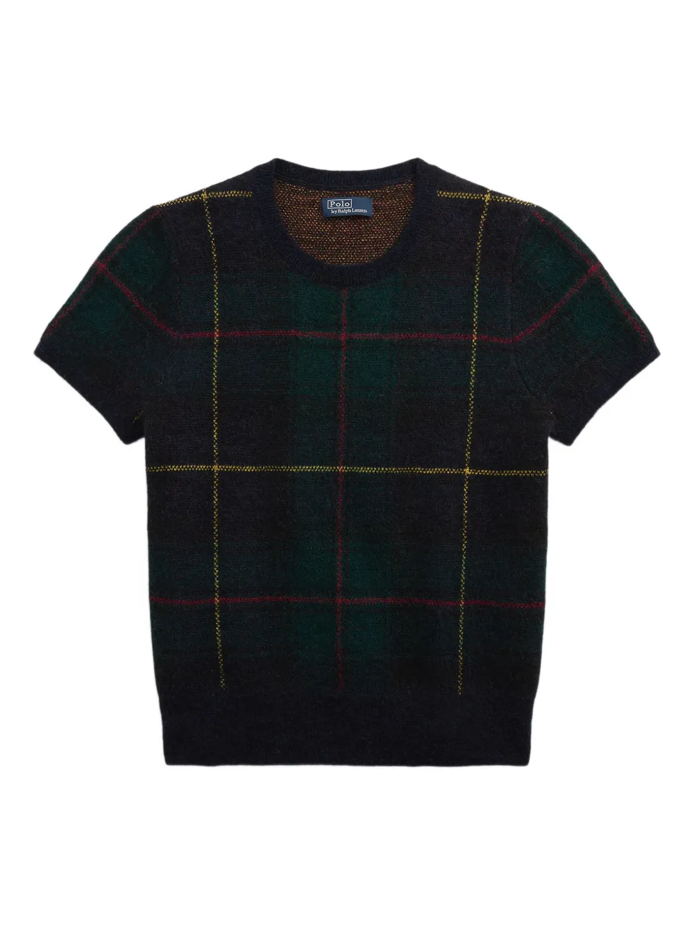 Polo Ralph Lauren short-sleeve plaid T-shirt Blauw