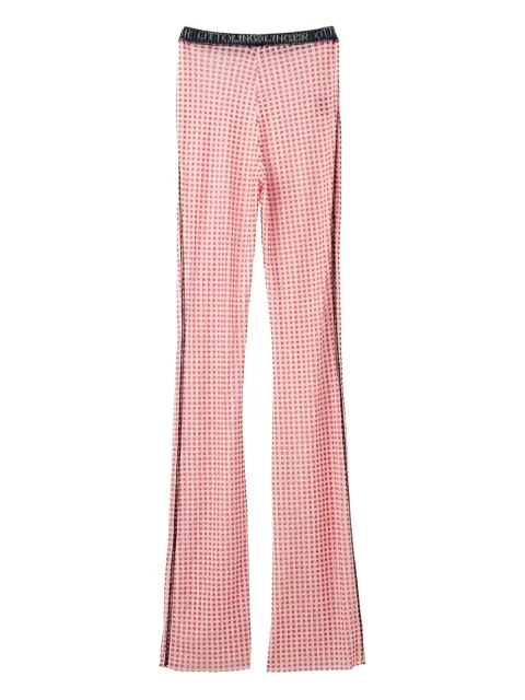 Ottolinger gingham-print trousers