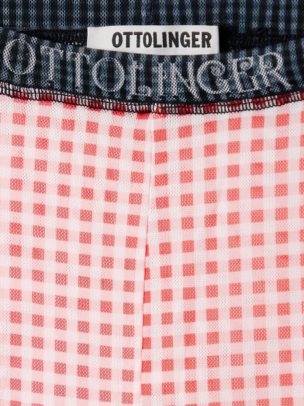 Ottolinger Red Check Lounge Pants In Pink