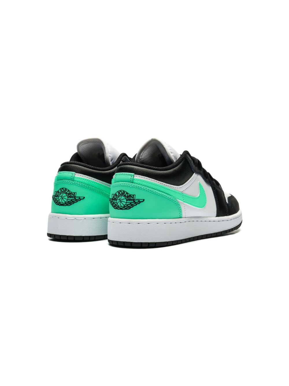 Jordan Kids Air Jordan 1 Mid "Green Glow" sneakers Wit