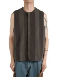 Uma Wang Cuneo jog waistcoat - Grey