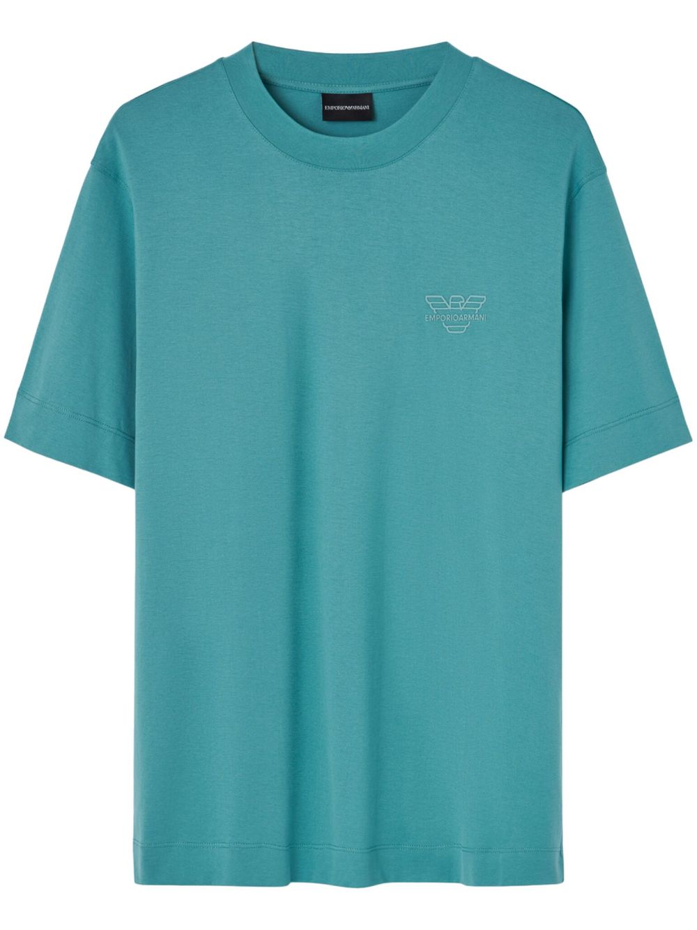 Emporio Armani logo-print T-shirt - Blue