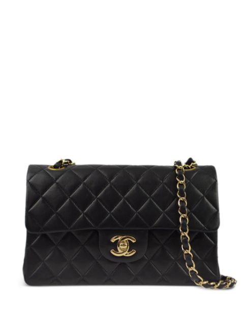 HOT SALE CHANEL 2002 small Double Flap shoulder bag Women