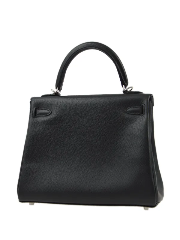 Hermès Pre-Owned 2009 Kelly 25 Retourne two-way Handbag | Black