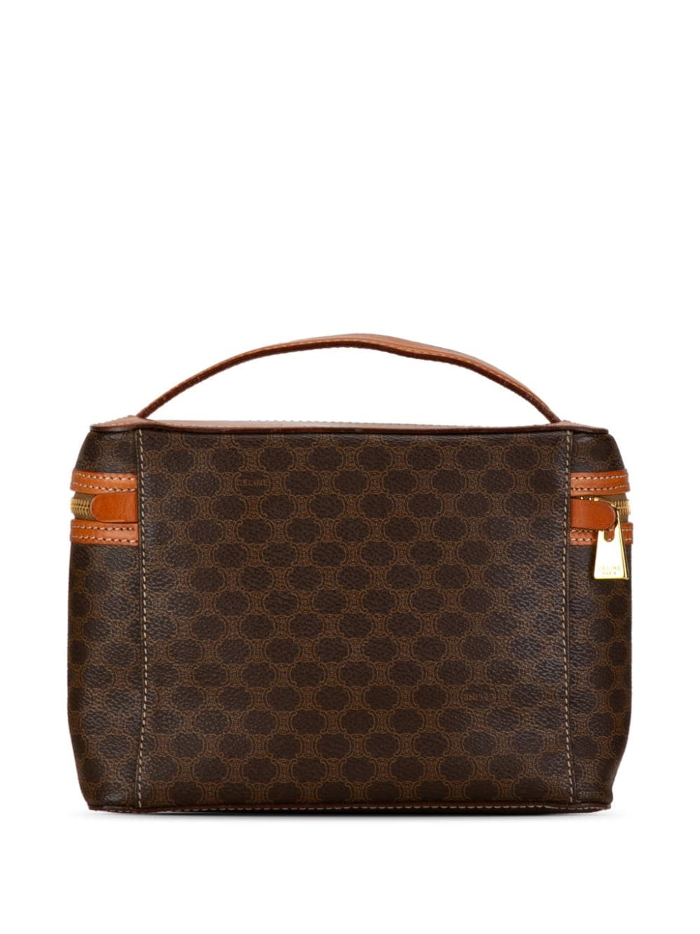 Céline Pre-Owned 1995 Macadam vanity bag - Bruin