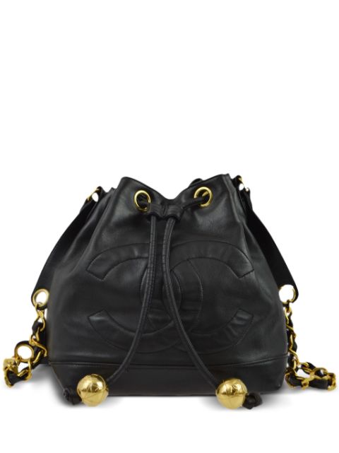 CHANEL 1990-2000s CC bucket bag Women