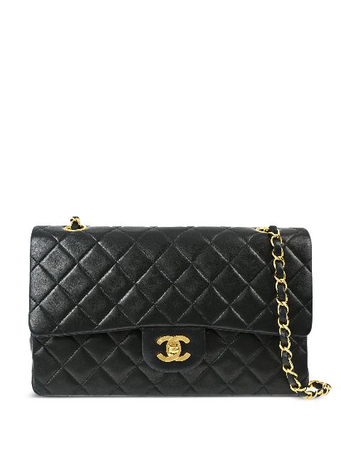 HOT SALE CHANEL 1992 medium Double Flap shoulder bag Women