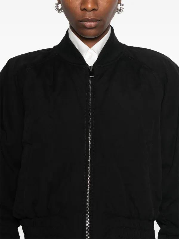 ジャケット The Andamane 'Sierra' cropped bomber jacket Andamane Sierra Cropped Bomber Jacket - Black - 20% Off