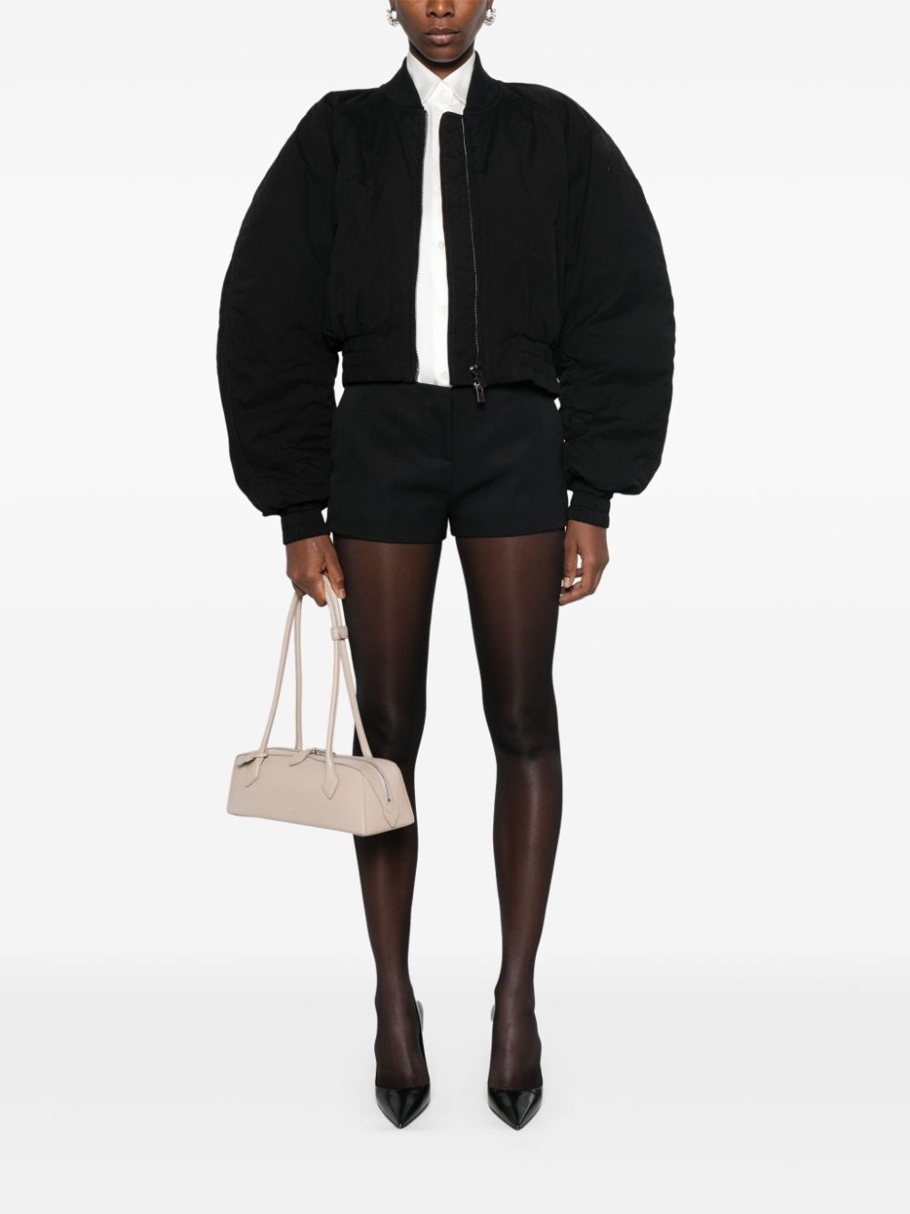 THE ANDAMANE padded bomber jacket - Zwart