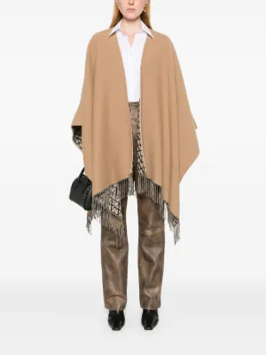 美品☆VALENTINO☆完売品ケープコート/スカラップ/ダブル