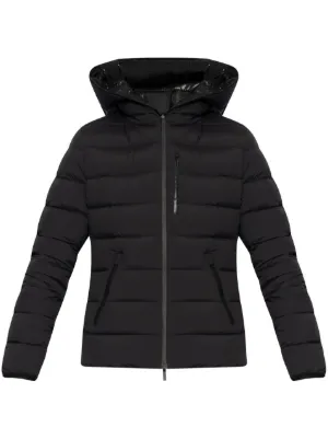 Moncler フーデッド パデッドジャケット | ブラック | FARFETCH JP