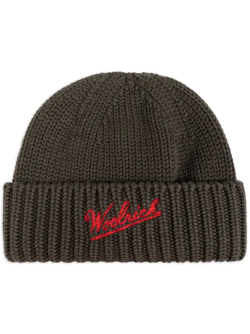 Bonnet à logo intarsia - Woolrich - Modalova