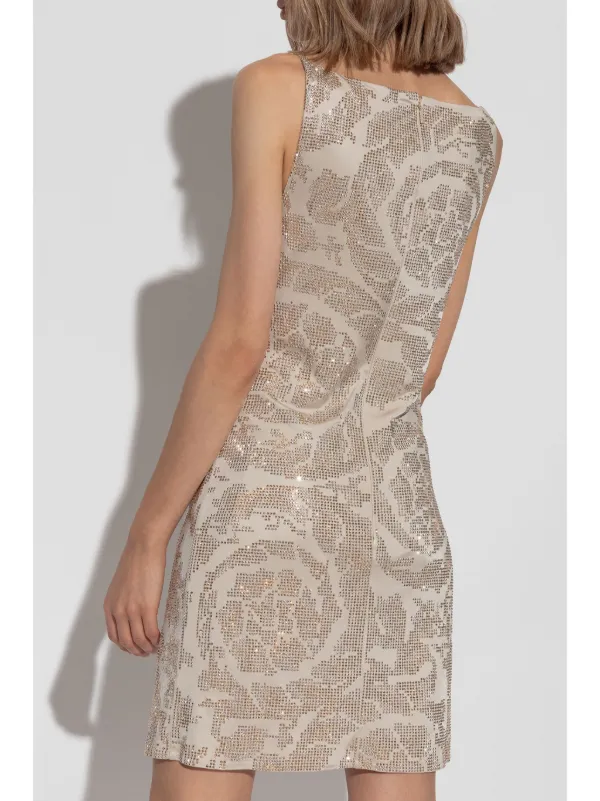 VERSACE｜DRESSES (BAROCCO MINI DRESS (1011635 1A08560 5B Barocco Versace Dress - Women – myCompañero