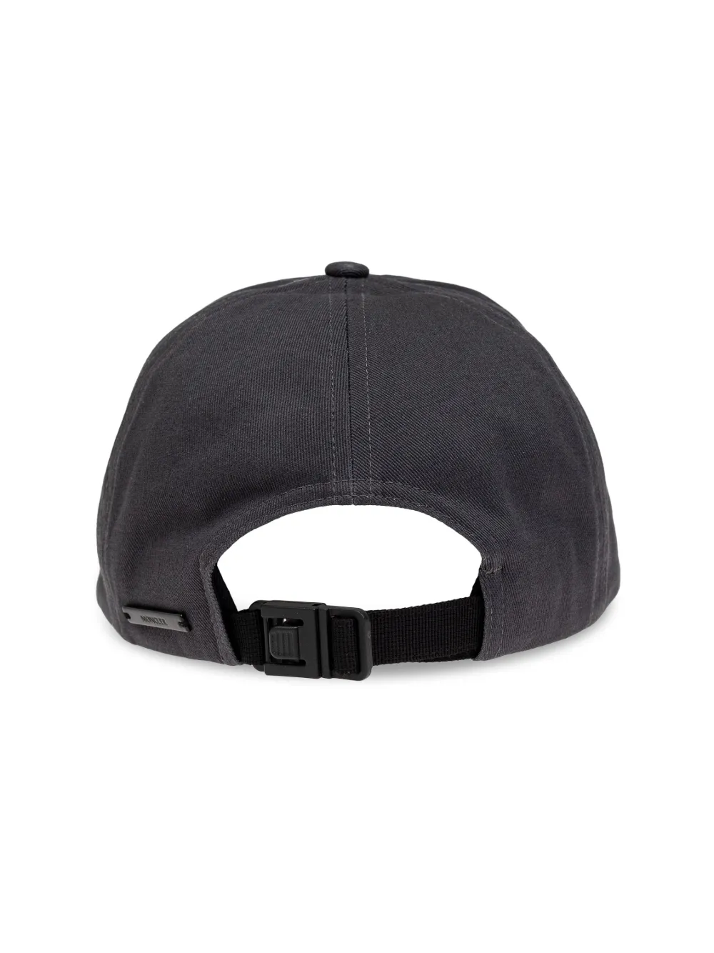 Moncler Honkbalpet met logopatch Grijs