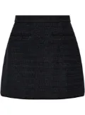The Mannei tweed mini skirt - Black