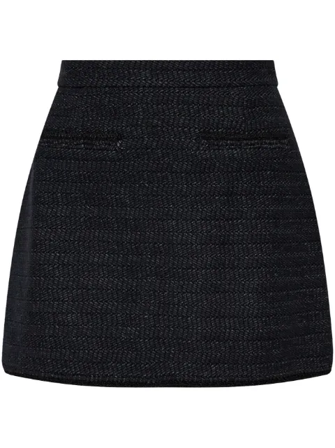 The Mannei falda corta de tweed