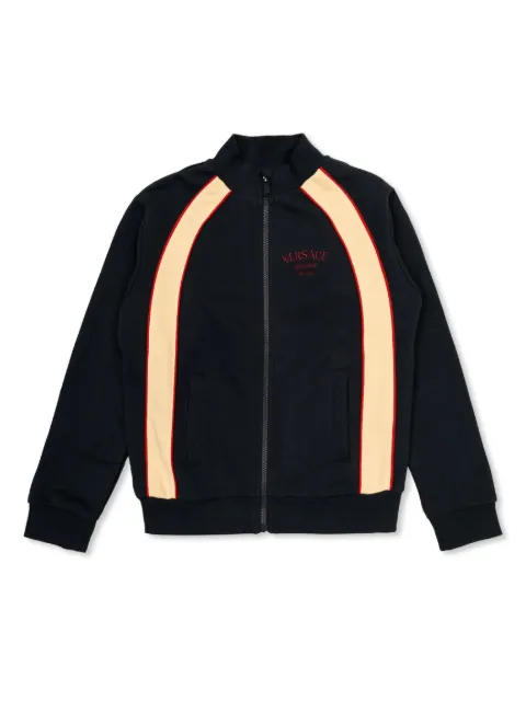 Versace Kids Logo-embroidered sweatshirt 