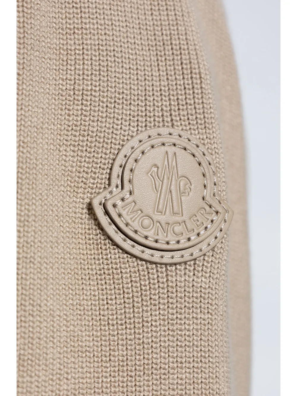 Moncler Suède overhemd Beige