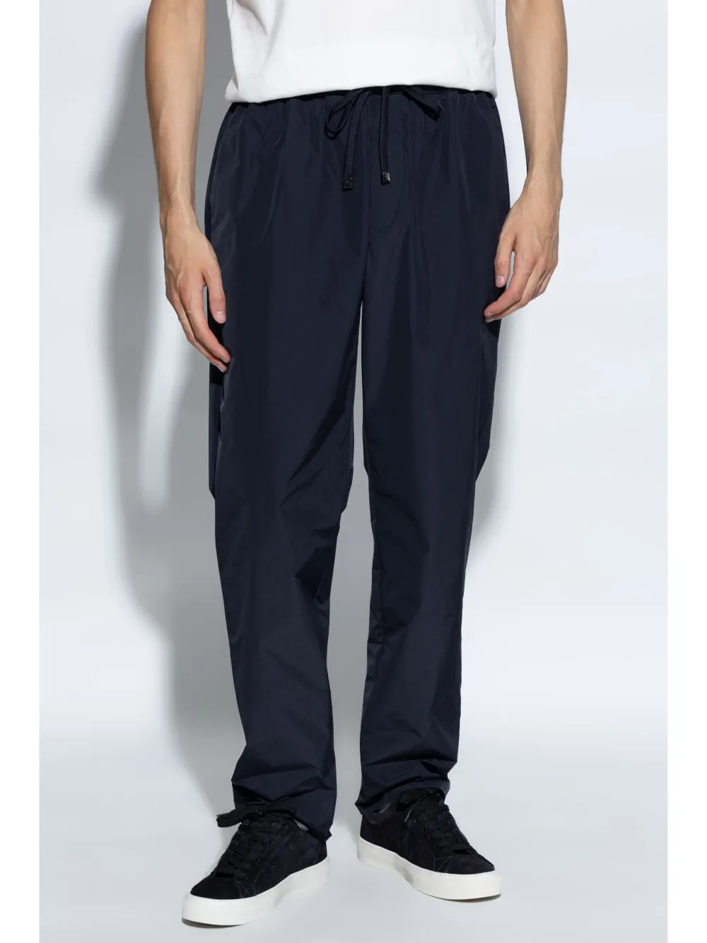 Moncler Broek met logopatch Blauw