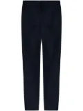 Moncler logo-patch trousers - Blue