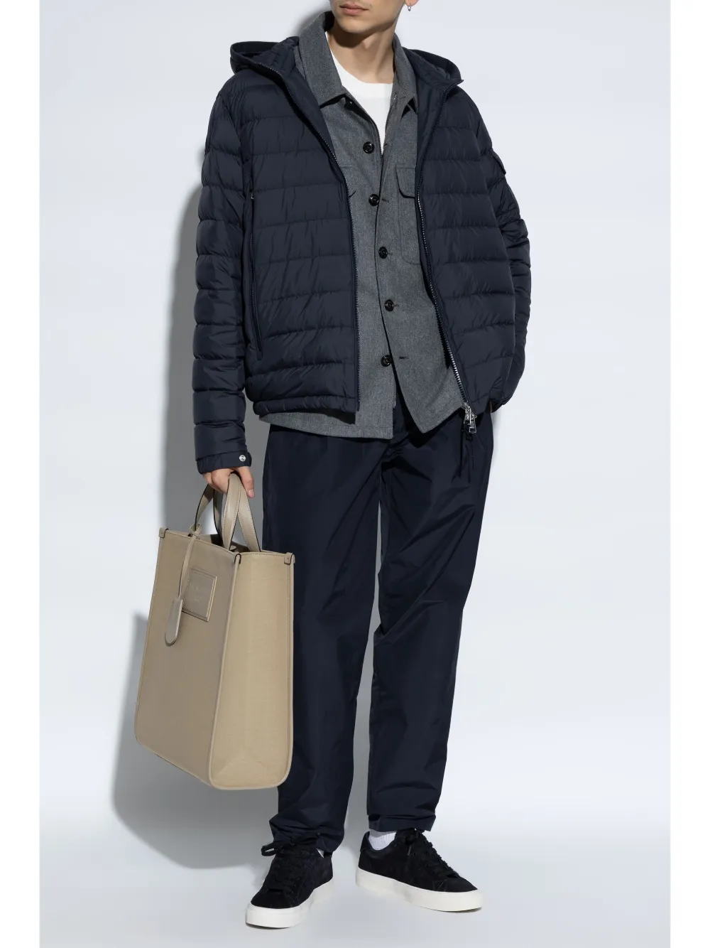 Moncler Broek met logopatch - Blauw