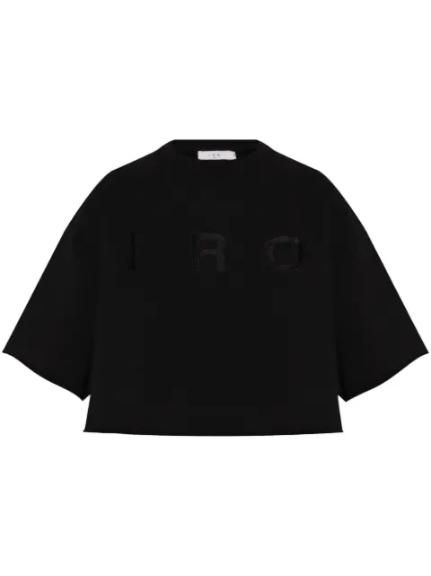 IRO Linda logo-print cotton T-shirt