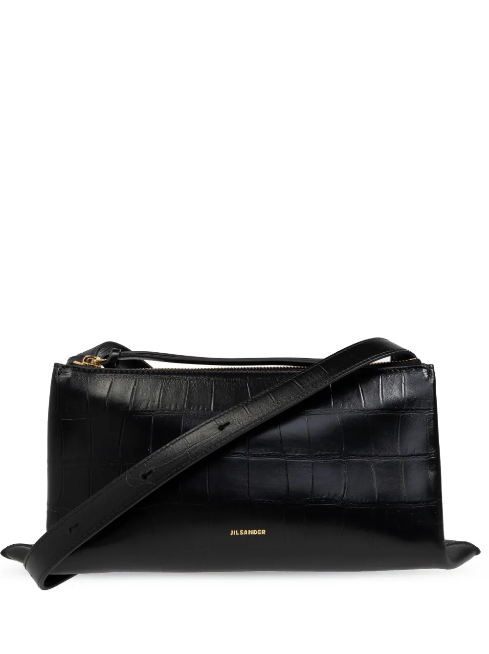 ホットプレート セール Jil Sander Black Empire Shoulder Bag | Black | FARFETCH AZ バッグ