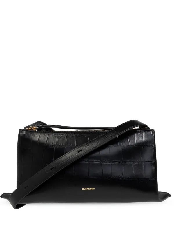 【関税込み】Jil Sander ブラック スモール Empire バッグ Jil Sander Small Empire Shoulder Bag | Black | FARFETCH