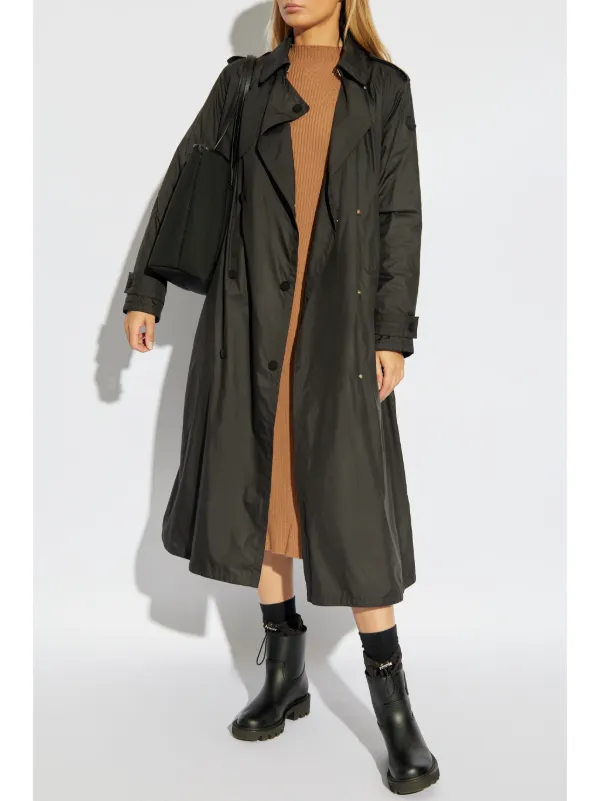 Moncler Barbetane トレンチコート | ブラック | FARFETCH JP