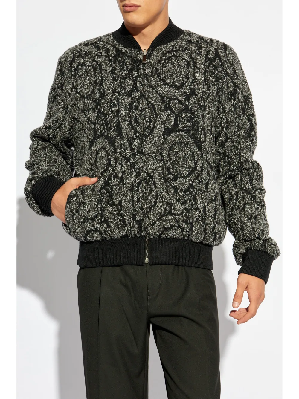 Cheap Versace La Coupe des Dieux reversible bomber jacket Men