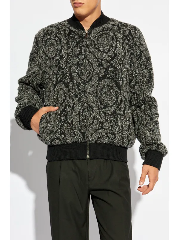 【完全受注生産】Dios 5thAnniversary Jacket Versace La Coupe Des Dieux Reversible Bomber Jacket | Black