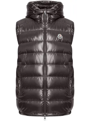 Moncler Tibb Quilted Gilet | Black | FARFETCH