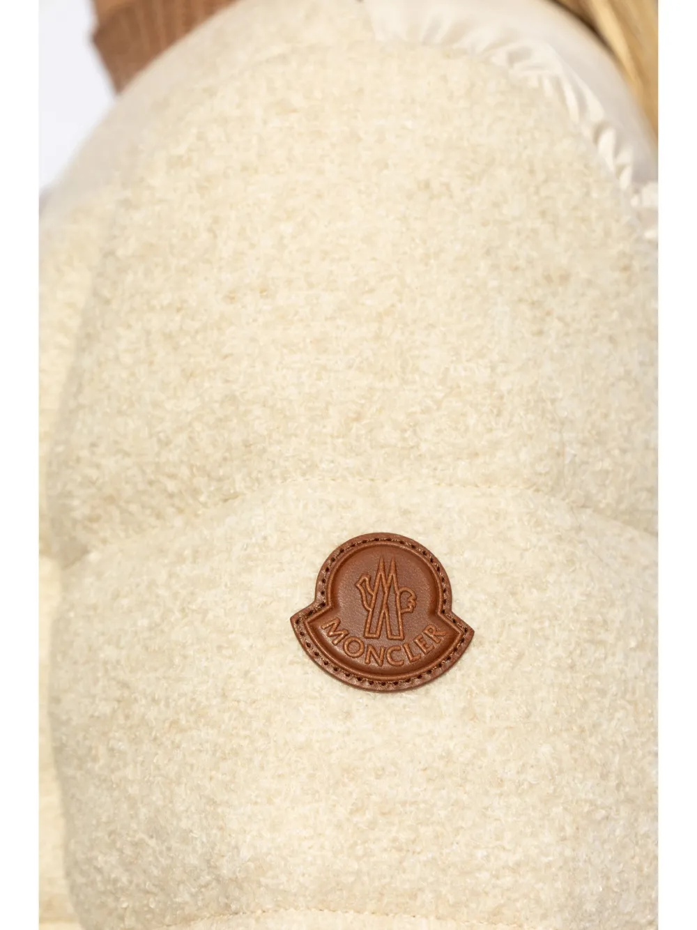 Moncler Gewatteerd jack Beige