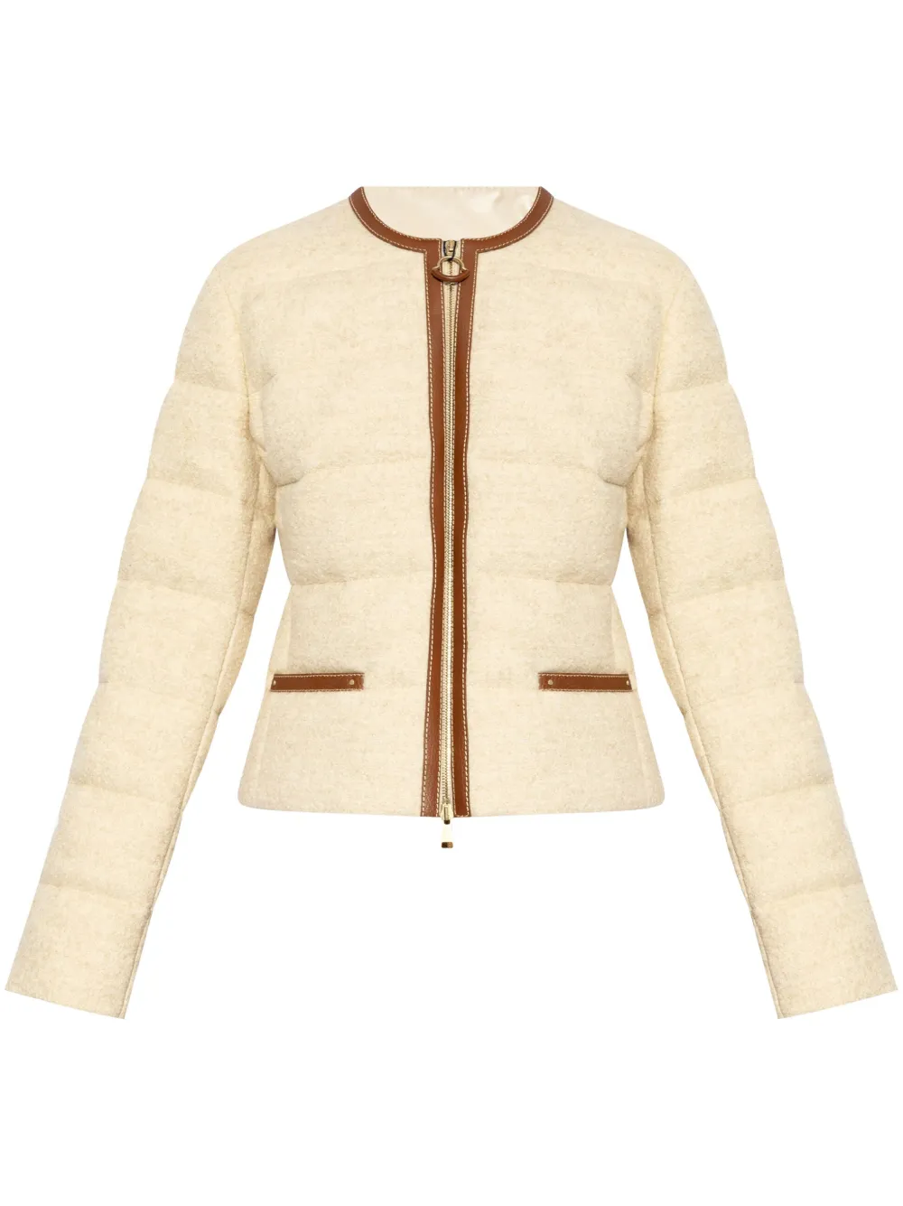 Moncler パデッドジャケット - ニュートラル Moncler パデッドジャケット - ニュートラル