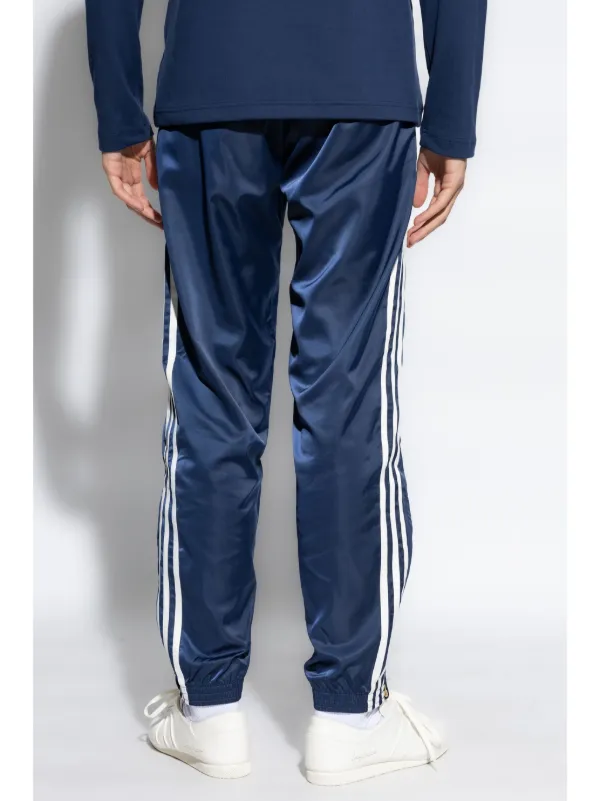 Adidas Pantalon De Jogging a Logo Imprime Bleu FARFETCH FR
