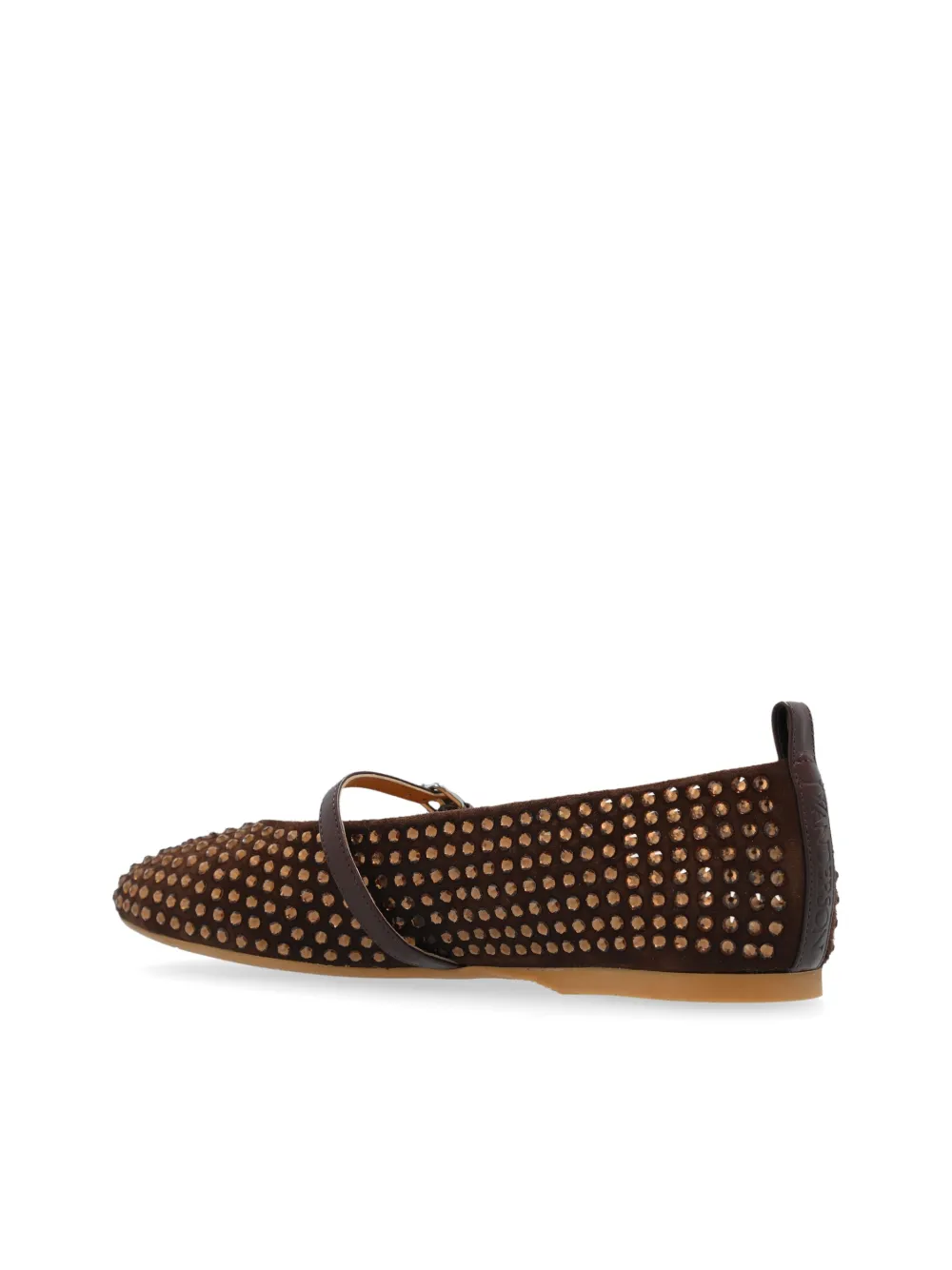 JW Anderson Mary Jane leren ballerina's Bruin