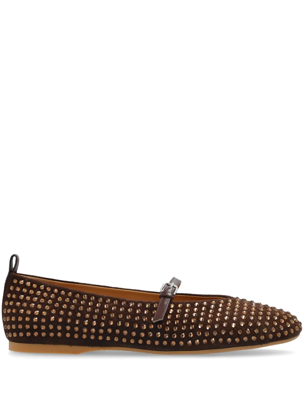 JW Anderson Mary Jane leren ballerina's Bruin