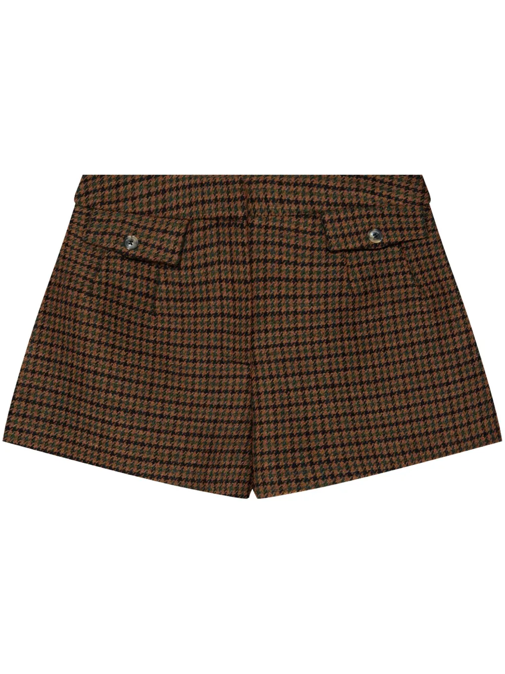 The Mannei checked short shorts - Brown