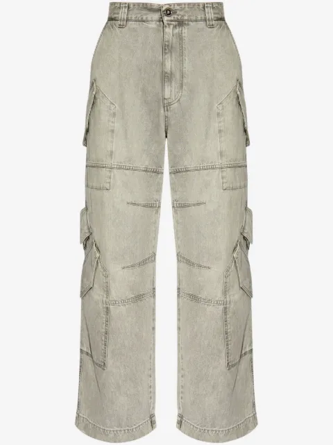 Versace jeans cargo con diseño ancho