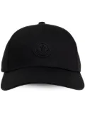 Moncler Baseball gabardine cap - Black