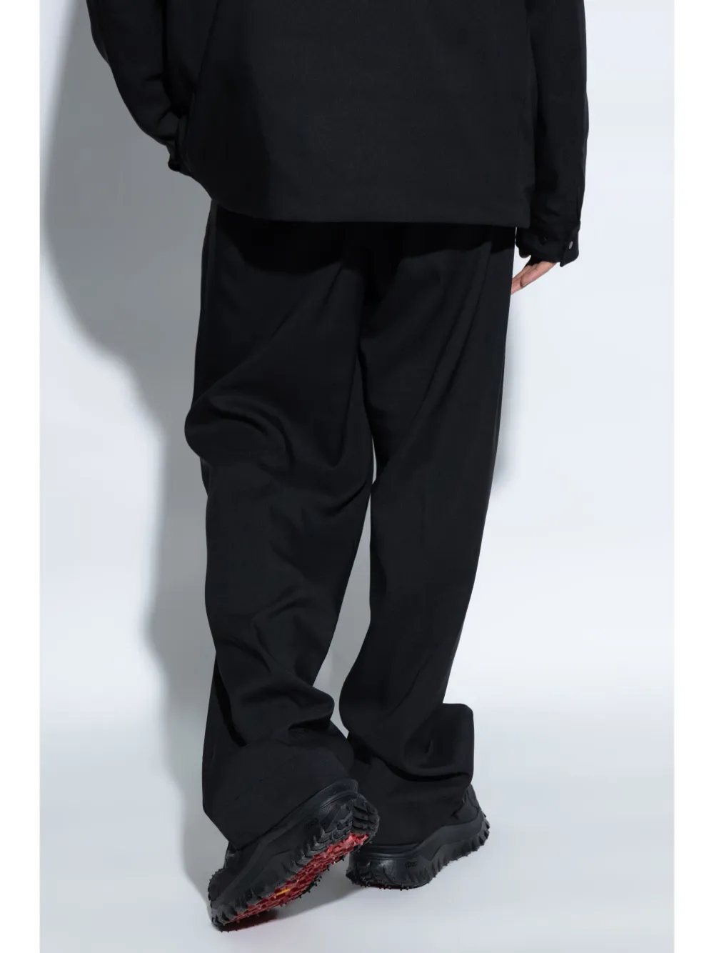 Moncler Broek met wijde pijpen Zwart