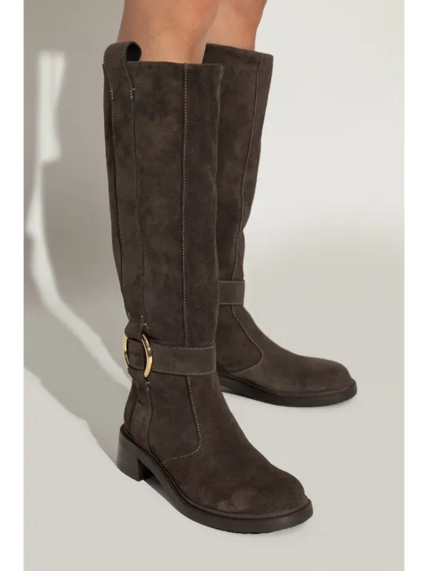 See by chloe brown boots best sale