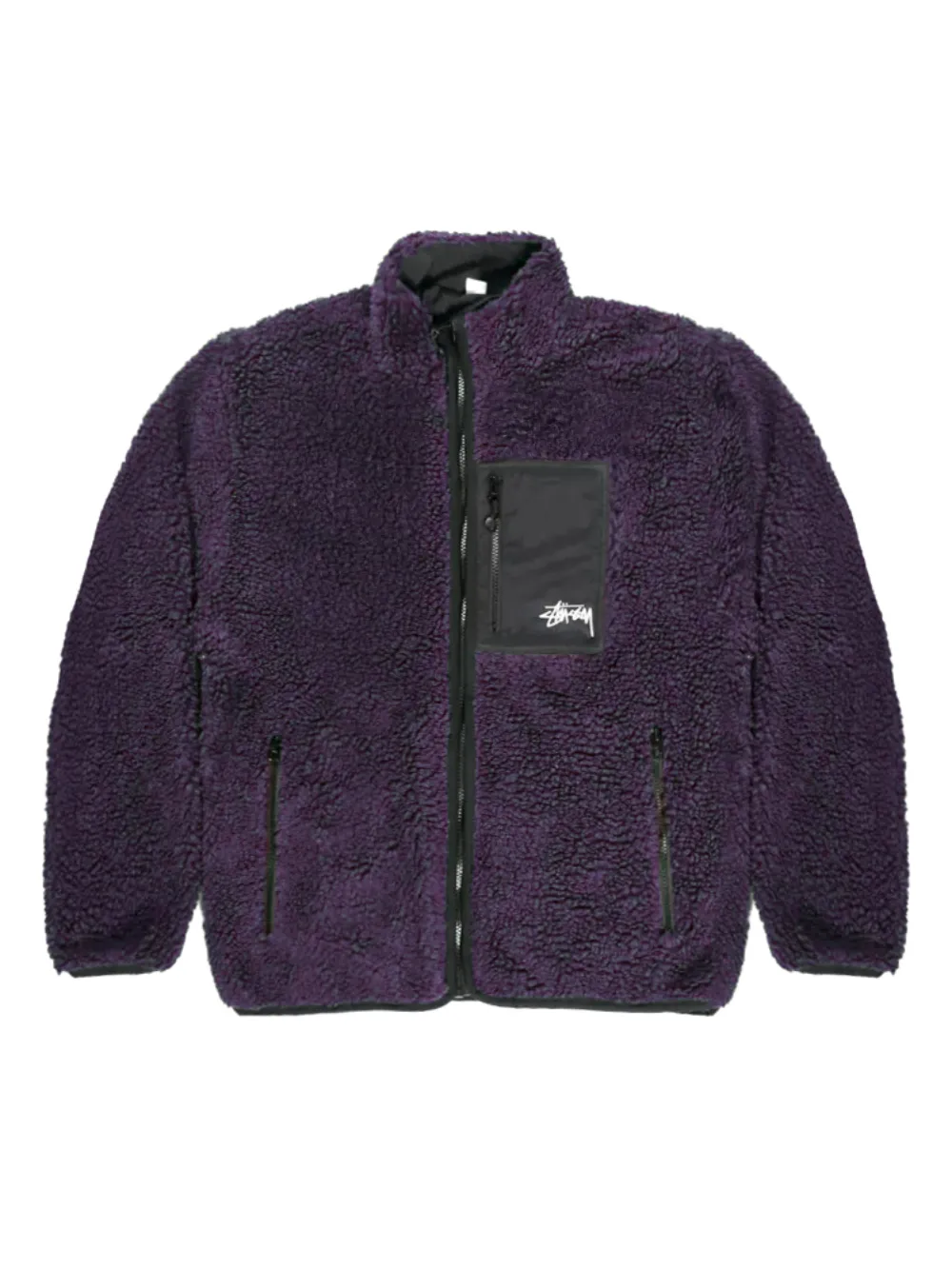 Stüssy Sherpa reversible jacket | morado | Image 1
