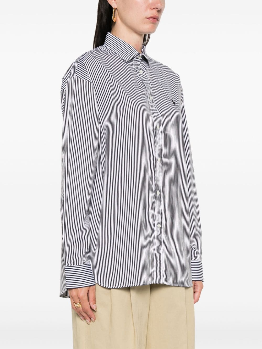 POLO RALPH LAUREN STRIPED COTTON SHIRT 