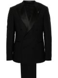 Tagliatore double-breasted suit - Black