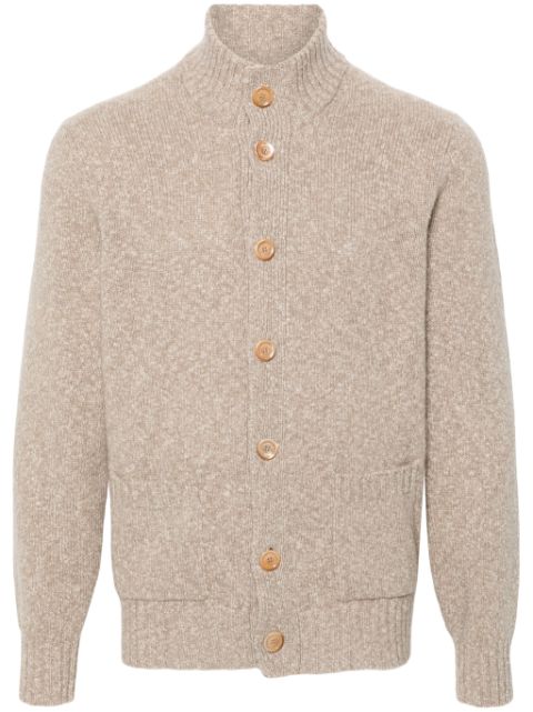 Brunello Cucinelli melange-effect cardigan Men