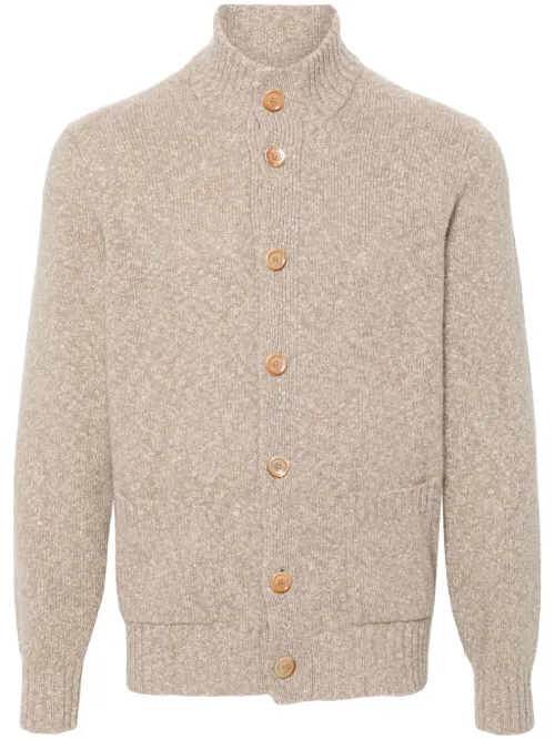 Cardigan chiné - Brunello Cucinelli - Modalova