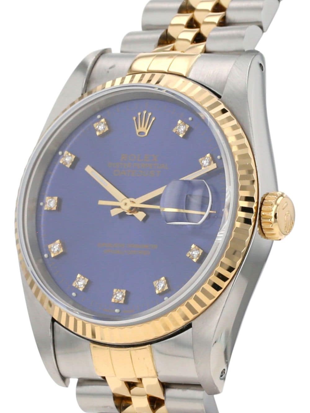 Rolex 1987 pre-owned Datejust 36mm - Blauw