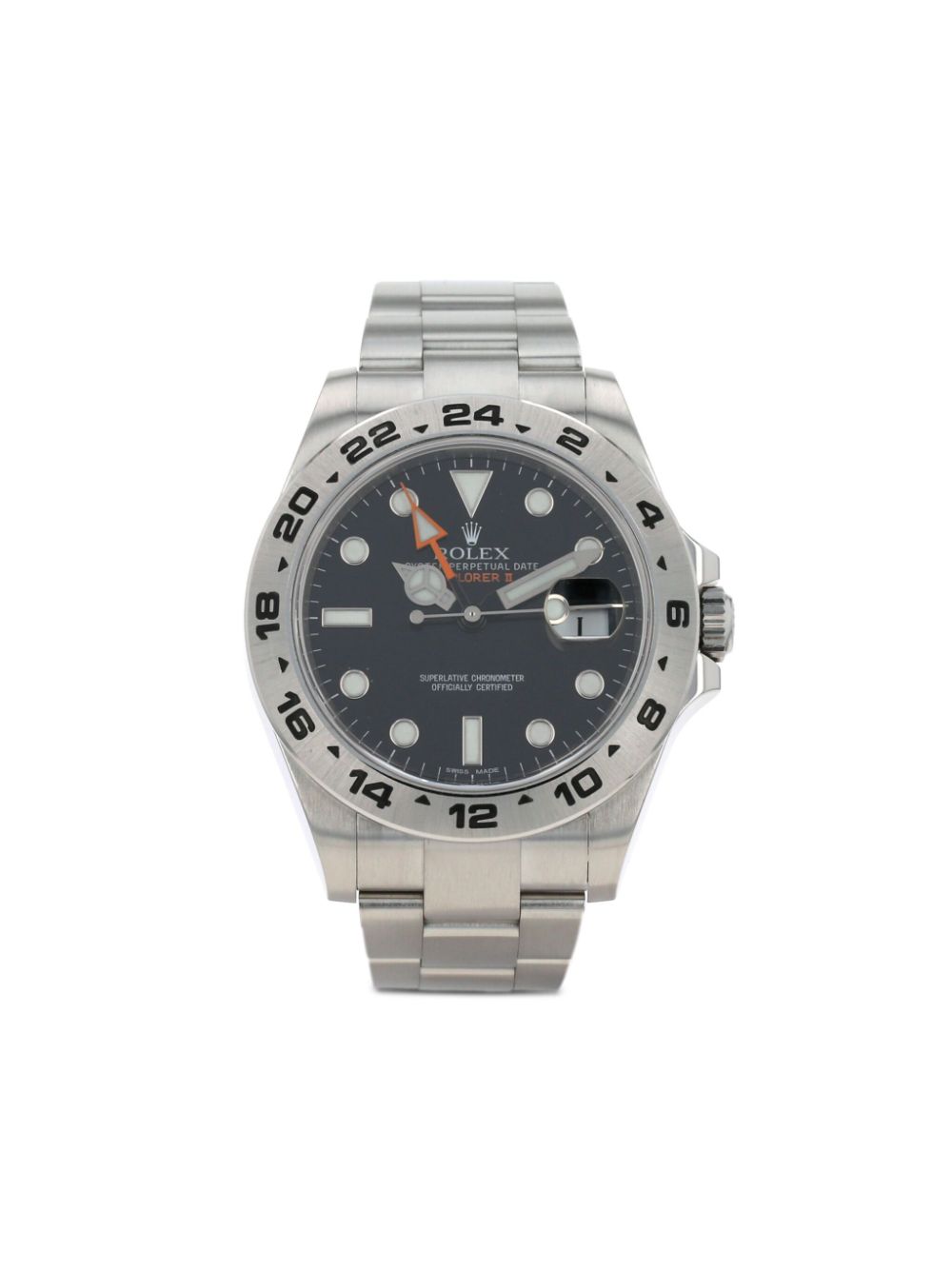 Rolex 2013 pre-owned Explorer II 42mm - Black